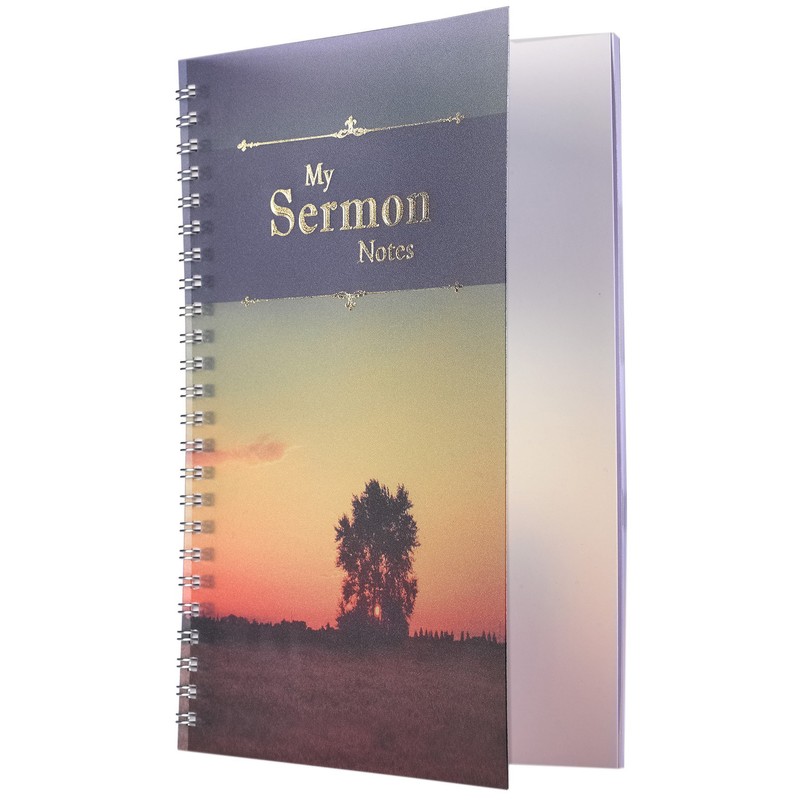 My Sermon Notes Wirebound Notebook with Tree