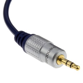 kenable Pure HQ OFC Shielded 3.5mm Stereo Jack to Jack Cable Gold 0.5m 50cm [0.5 metres]