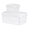 IRIS USA Meal Prep Containers, 22 Pack, 12oz + 45oz