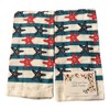 Nautical Beach Ocean Kitchen Towel Set with 2 Dish Towels,