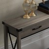 Modern Console Table with 2 Drawers, Long Narrow Sofa Table