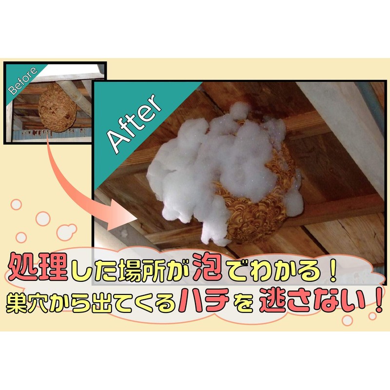 Ikari Shodoku Wasp Nest Destroyer, Foam, 10.1 fl oz (300