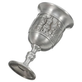 Mobestech Goblet Creative Metal Chalice for Weddings Home Decor Medieval Style Drinking Cup Artistic Design Present Occasion