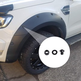 GRAND ORANGE Fender Flares Screw Bolt Hardware Kit Black Universal Car Models Front & Rear Powder Coated