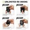 Miseyo Self Inking Date Stamp - Black (2 Black Refill