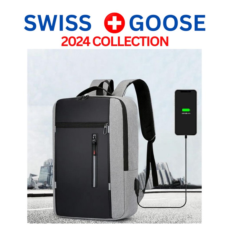 Swiss Goose Business Laptop Backpack Multifunctiona