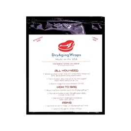 DryAgingWraps Dry Aged Bags for Meat, 11 x 24 Inches, Sized for Ribeye and Short Loin, Includes Zip Ties, No Vacuum Sealer Needed, Easy at Home Dry Aging, Pack of 5