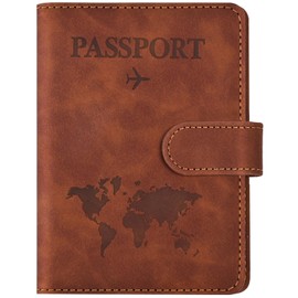 Cozy Core Passport Holder Cover Wallet Case for Travel Must Haves Accessories,RFID Blocking Travelling Wallet Holder for ID, Credit, Business Cards, and Boarding Passes