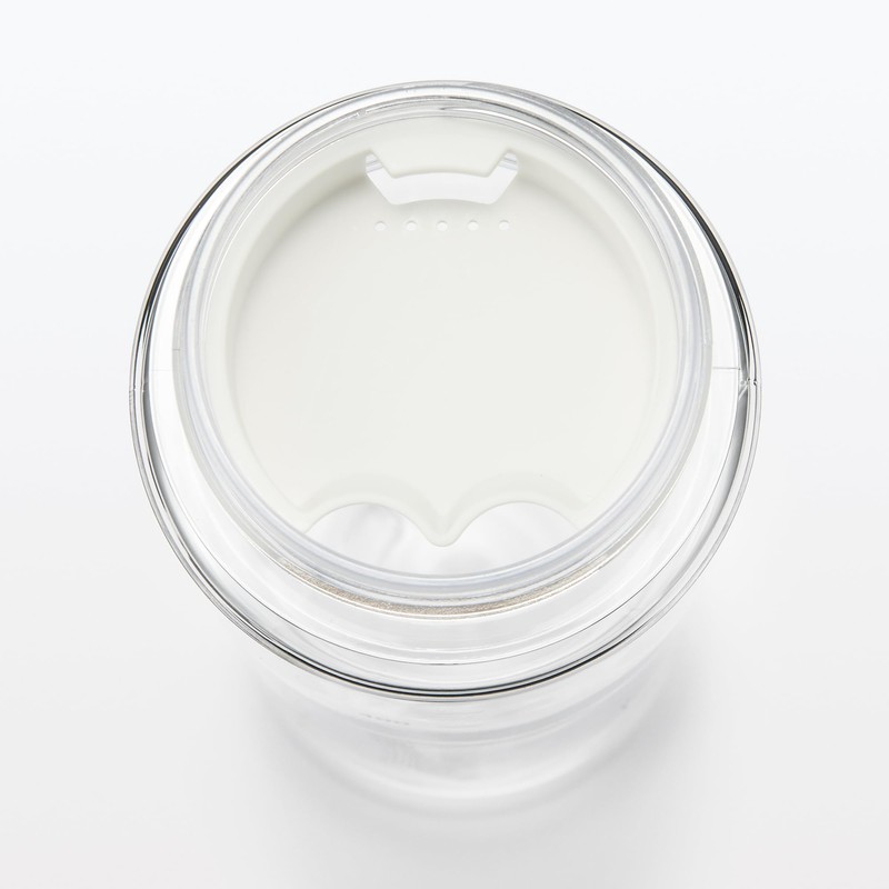MUJI MDP30A3S Graduated Drink Bottle, Off White, 16.9 fl oz