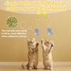 RAINFLOW 4 Pcs Cat Feather Toys -Interactive Cat Toys for