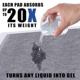 Bolux Dog and Puppy Training Pads (Charcoal 13"*18"-100 Counts)