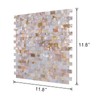 1 - Sheet Pearl Shells Tile Peel and Stick Backsplash,