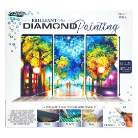 Unbranded ArtSkills Brilliant Art Diamond Painting Kits, Nightwalk