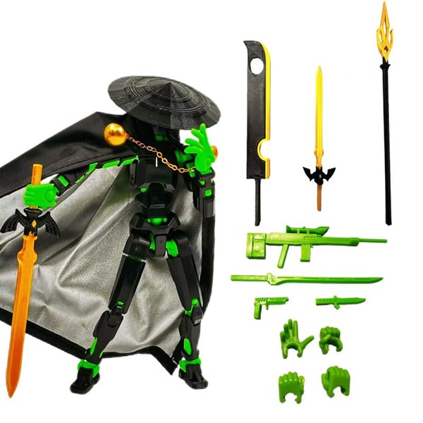 SGYYSG Assembly Completed T13 Action Figures,Dummy 13 Action Figure, Robo