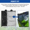 FKBYM 2 Pack Carbon Cartridge Replacement Insert for Aquatop Pisces