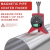 Pipe Center Finder, Pipe Marker Centering Tool, Pipefitter Tools with
