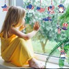 Pasimy 36 Set Patriotic 4th of July Suncatchers Paint Craft