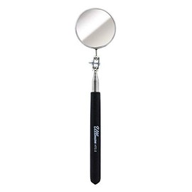 Ullman HTC-2 Pocket Size Telescoping Inspection Mirror with 2.25 inch Round Mirror and Red Handle - Perfect for Mechanics, Contractors, HVAC Technicians, and Trade Professionals