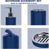 CERBIOR Bathroom Accessories Set 6 Piece Bath Ensemble Includes Soap