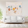 Exqcom Space Nursery Tapestry, Kids Room Wall Decor, Solar System