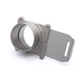 POWERTEC 70326 Aluminum Blast Gate 4 Inch, w/Anti Clog and Air Leak Seal for Dust Collection