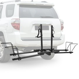 HECASA Hitch Mount Bike Rack 2'' Receiver Bicycle 2-Bike Rack for SUV Van Truck Car RV Minivans, 200 LBS Capacity Platform Style for Mountain Bike E-Bike