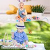 Morcheiong 24 Pcs White Plastic Egg Shakers Musical Instruments, Easter