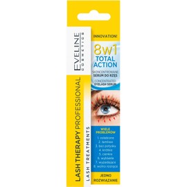 Eveline Cosmetics Eyelash Growth Serum 8in1 | 10 ML | Strengthening and Thickening Long Lash Conditioner | Argan Oil and Hyaluronic Acid | Long Lashes Booster