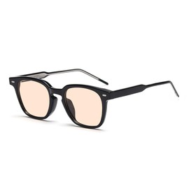 Feisedy B1121 Men's Sunglasses, Polarized Light Color, UV400, UV Protection, Wellington, Korea, Fashion, Acetate Material, Date, Mega, Fishing, Driving, Bike, Women's Sunglasses, Large Size, orange