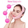 Wiederverwendbare V-Linienmaske, Doppelkinn Entferner Lifting-Maske, Doppelkinn Reduzierer Gesichtslifting Bandage, V-Linien