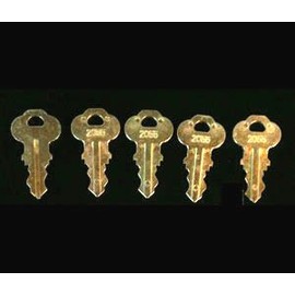Bradley P15-398 Set of 5 Replacement Keys