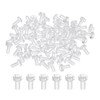 sourcing map 50Pcs Clear Acrylic Screws, M2x4mm PC Plastic Phillips