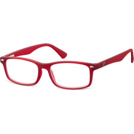 Montana Eyewear Sunoptic MR83B Lesebrille in rot- Stärke +2.50 inklusive Soft Etui