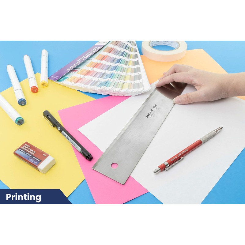 Pacific Arc 12" Straight Edge Stainless Steel 0.09" Thick Steel,