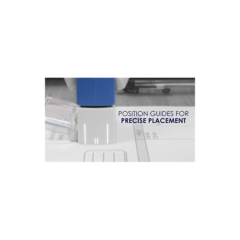 MasterMark Premium - Sello de oficina (pretintado, 2 colores)