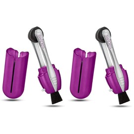 Calabria Swipes 2 Pack Compact Eyeglass/Sunglasses Eye Glasses Cleaner in Purple