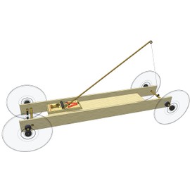 Doc Fizzix Lock-Tight Mousetrap Car Kit: with high-tech Braking System for Science Olympiad and School Projects