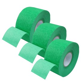 ISDVBUY 3 Rolls Green Masking Tape, 2" x 55 Yards Medium High Tack Masking Tapes, All Purpose Label Tape for Painting, DIY, Home, School, Office, Labeling and Crafts