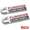 RPM6500 2X CUMMINS FUMMINS DIESEL FENDER TAILGATE BADGE NAMEPLATE EMBLEM