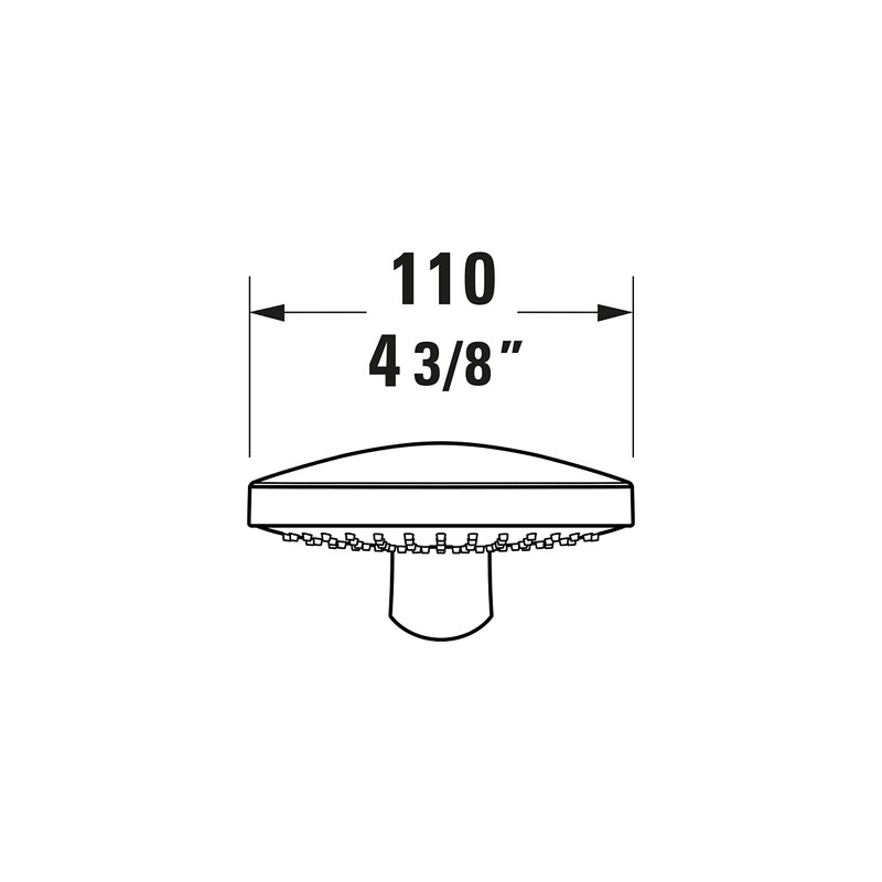 Duravit Universal Shower Head, Handheld Shower Head with Jet Type