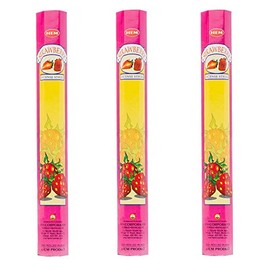 Hem Strawberry 20 x 3 = 60 Incense Sticks
