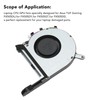 CPU GPU Fan, FX505 Replacement Laptop CPU GPU Fan for