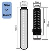 Watch Band for Garmin Approach S20/S5/S6, Forerunner 220/230/235/620/630/735XT, Soft Silicone