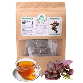 EidolonGreen [China Medicinal Herb]100% Natural Perilla Frutescens Tea,Organic Perillae Folium tea,(Perillae Folium/Zisuye/紫苏叶/자소엽) Non-GMO, Caffeine-Free,15 Bleach-Free Tea Bags