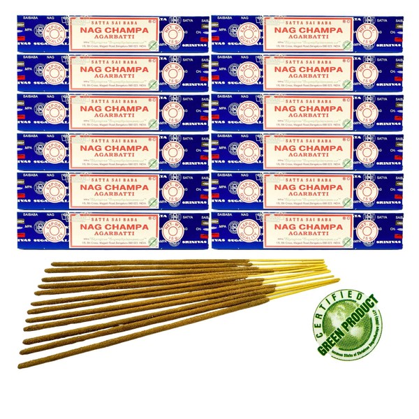 Satya Incense Sticks, Various Fragrances, 20 cm, Total 120 Sticks