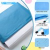 Pack of 12 Waterproof Document Wallets, Bank Bags, Zip Briefcases,