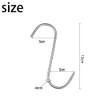 Meat Hooks 20Pcs,Premium Butcher's Hook,Stainless Steel Wall S-Shaped Hooks–for Hot