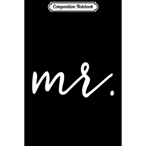 Composition Notebook: Mens Wedding Gift Ideas s s Just Married