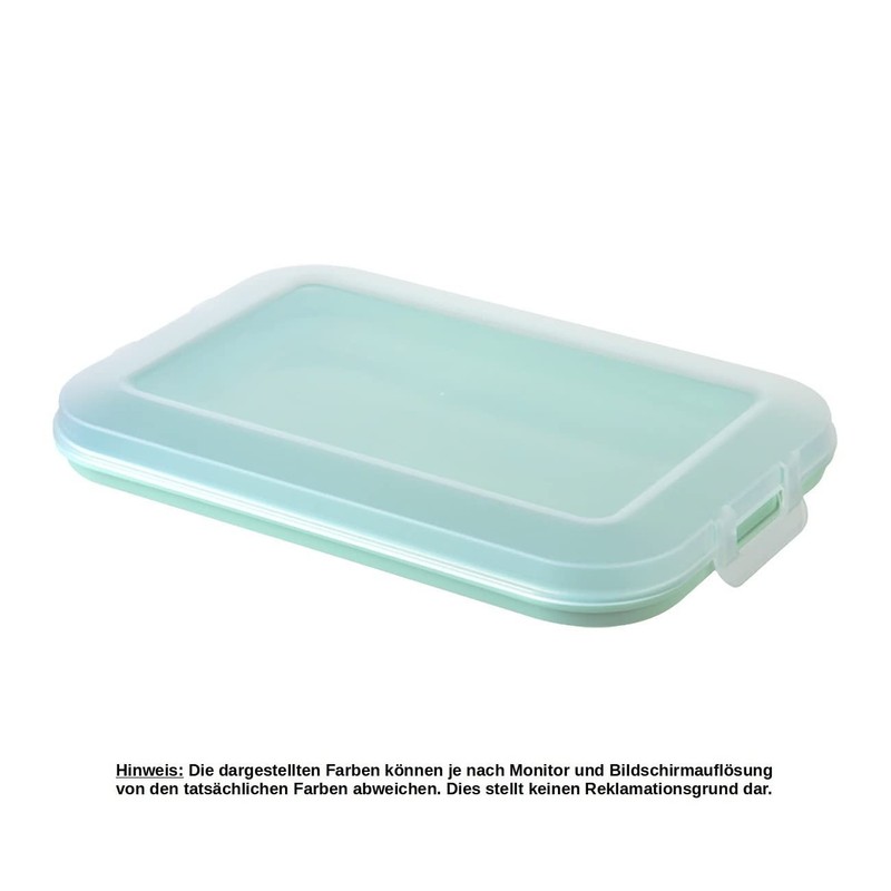 Set of 2 Cold Food Containers with Integrated Serving Plate,