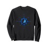 Sailing Compass Rose Sailboat Sweatshirt